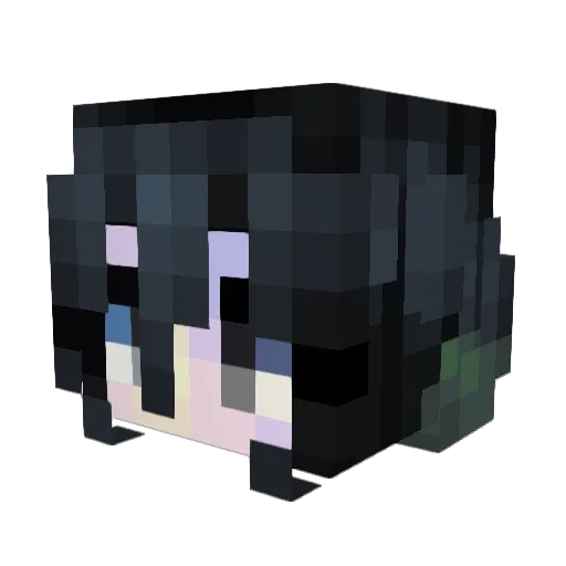 Jazqyy7 Minecraft avatar head, 3D render