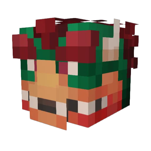 JazzMeister420 Minecraft avatar head, 3D render