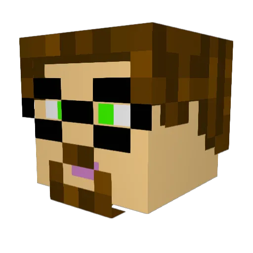 Jazz_Cabbage420 Minecraft avatar head, 3D render