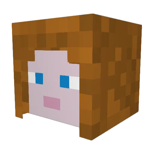 Jazz_Kay Minecraft avatar head, 3D render