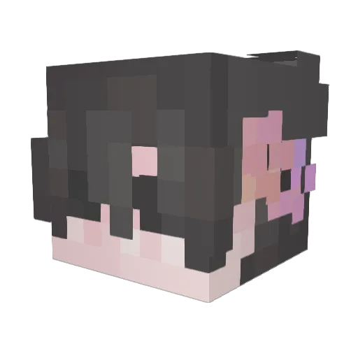 Jazza2k05 Minecraft avatar head, 3D render