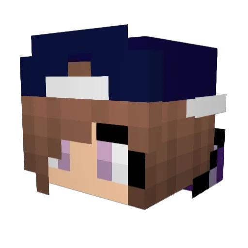 JazzaG09 Minecraft avatar head, 3D render