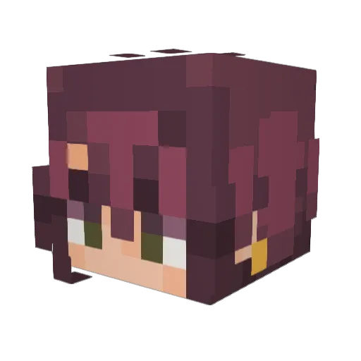 Jazza_231 Minecraft avatar head, 3D render