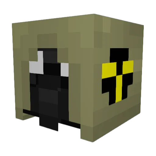 Jazzter Minecraft avatar head, 3D render