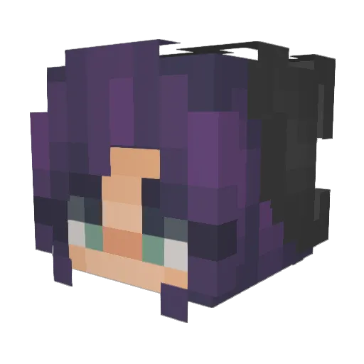 Jazzy0142 Minecraft avatar head, 3D render