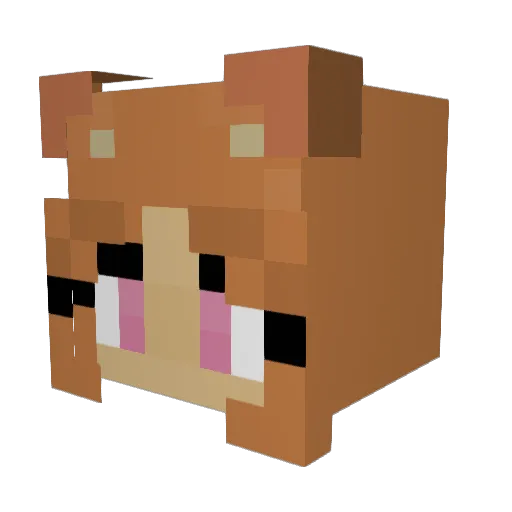 JazzyB16 Minecraft avatar head, 3D render