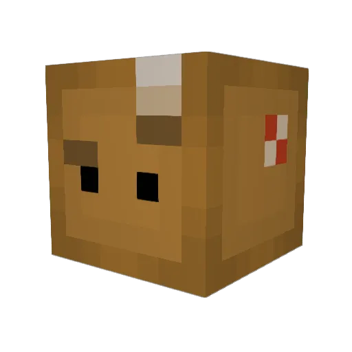 JazzyBOXFORT Minecraft avatar head, 3D render