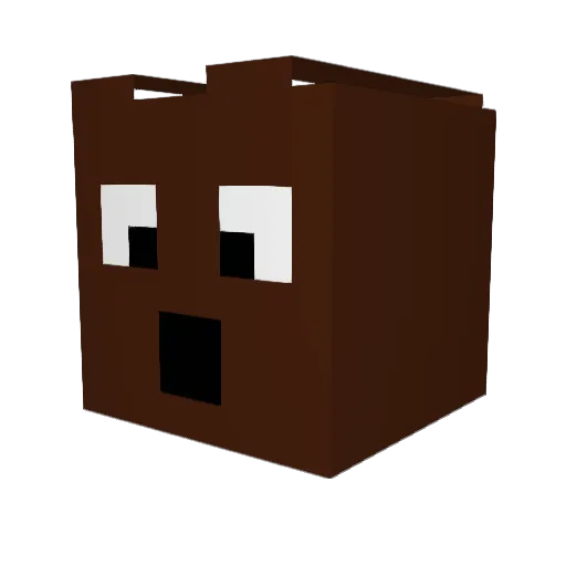 JazzyChazz Minecraft avatar head, 3D render