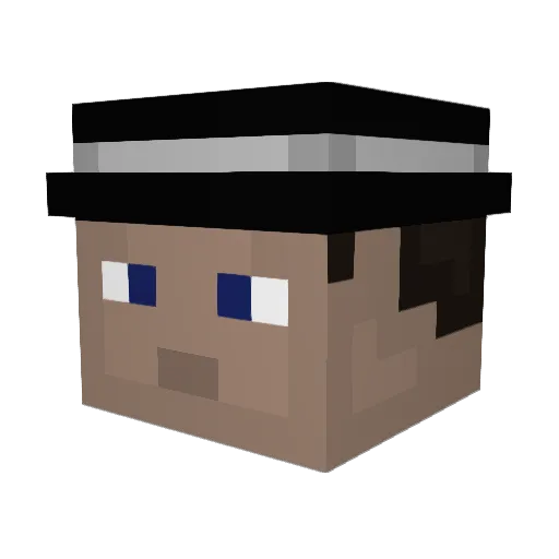 JazzyJoshyBoi Minecraft avatar head, 3D render