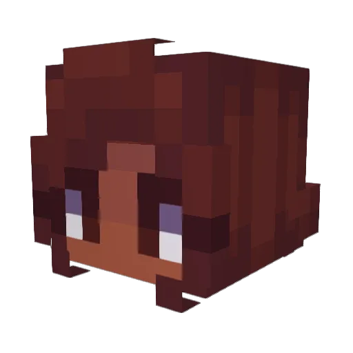 JazzyM27 Minecraft avatar head, 3D render
