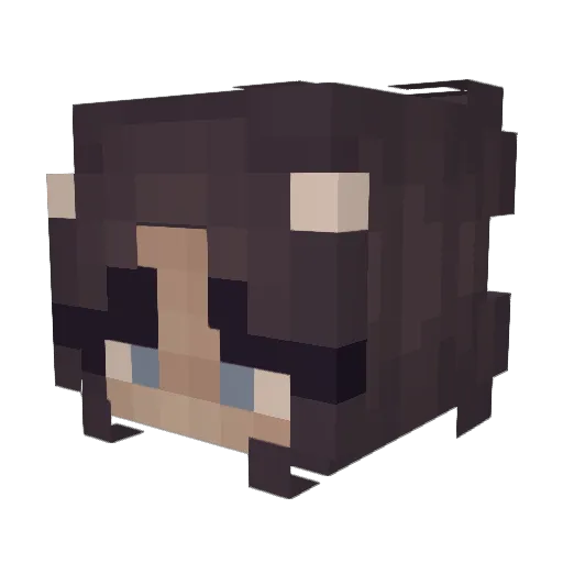 JazzyTheClown Minecraft avatar head, 3D render