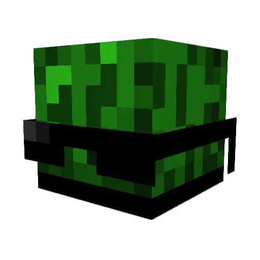 Jazzy_Pantss Minecraft avatar head, 3D render