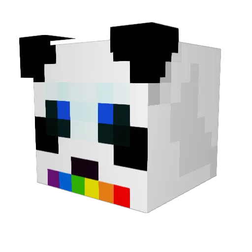 Jazzyowl Minecraft avatar head, 3D render
