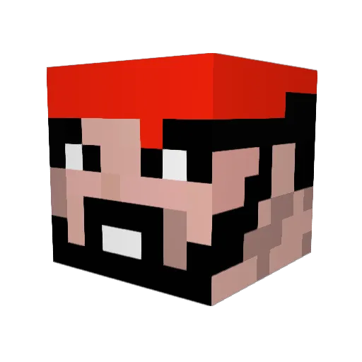 Jballa69 Minecraft avatar head, 3D render