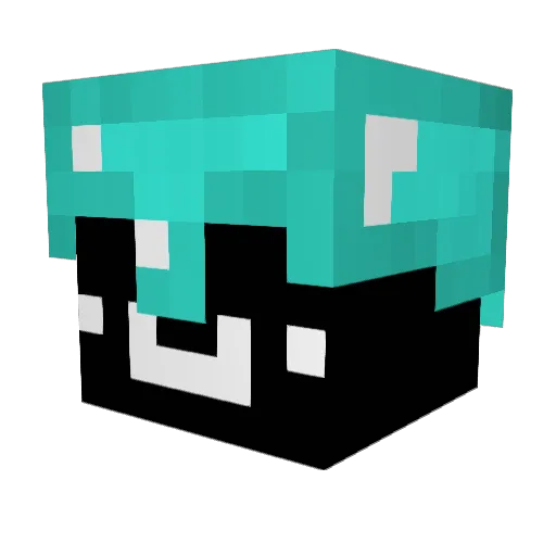 Jbartra Minecraft avatar head, 3D render