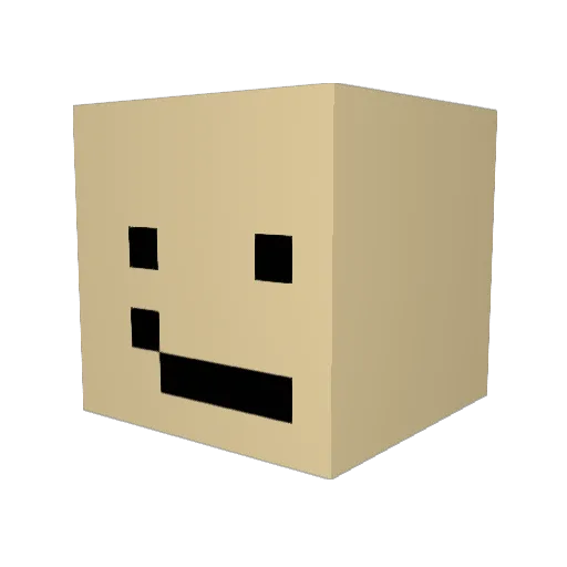 Jbb_11 Minecraft avatar head, 3D render