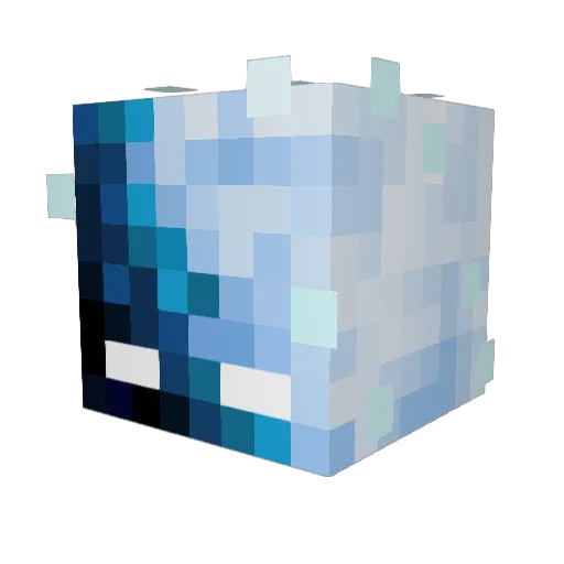 Jbearthewrapper Minecraft avatar head, 3D render