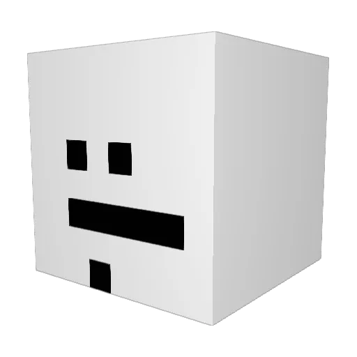 Jbird577 Minecraft avatar head, 3D render