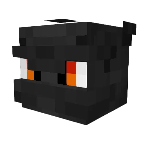 Jbiv022 Minecraft avatar head, 3D render