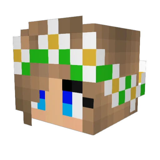 Jbokil1906 Minecraft avatar head, 3D render