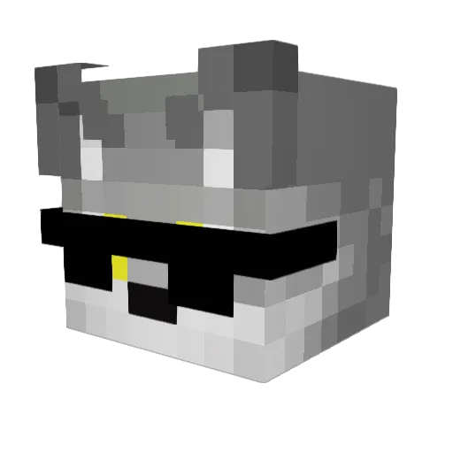 Jboogie1327 Minecraft avatar head, 3D render