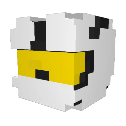 Jbotkill Minecraft avatar head, 3D render