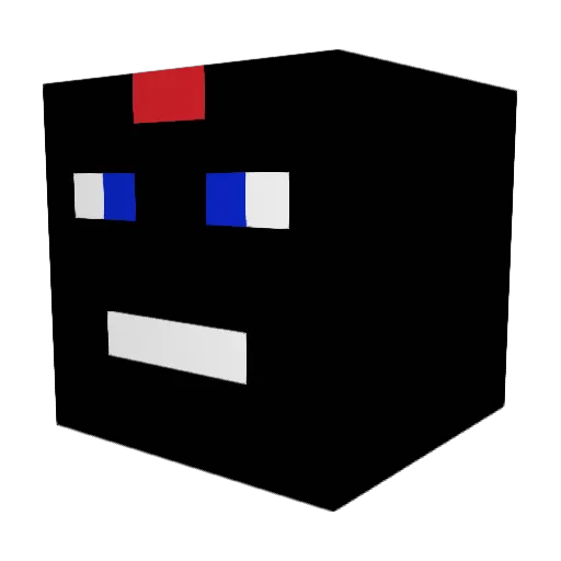 Jbowden1 Minecraft avatar head, 3D render