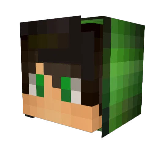 Jc4mk Minecraft avatar head, 3D render