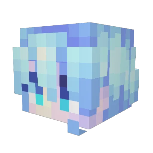JcArLoS13 Minecraft avatar head, 3D render