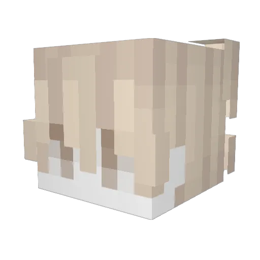 Jcander Minecraft avatar head, 3D render