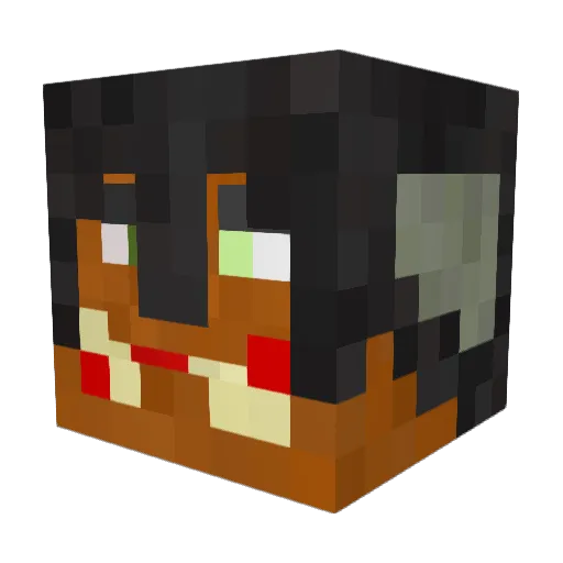 Jcazzy21 Minecraft avatar head, 3D render