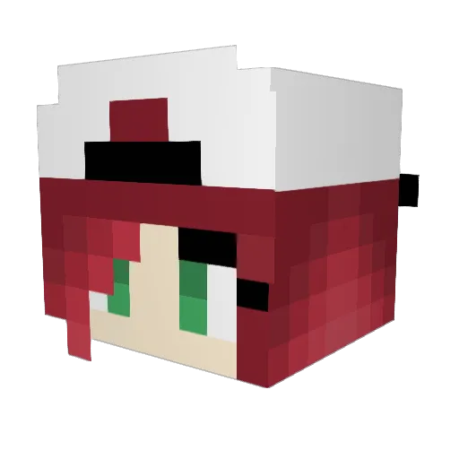 Jcbotz Minecraft avatar head, 3D render