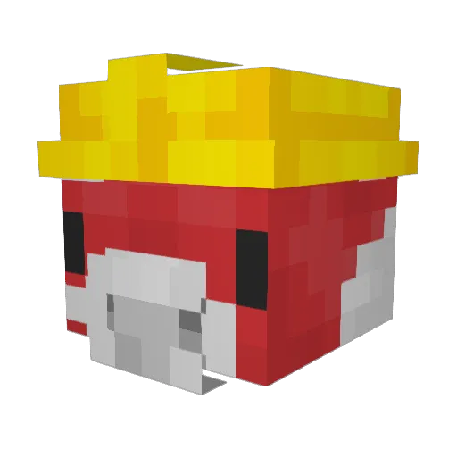 Jcht Minecraft avatar head, 3D render
