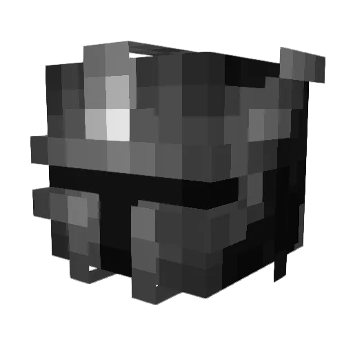 JckLmnt Minecraft avatar head, 3D render