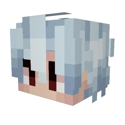 JckXFrost Minecraft avatar head, 3D render
