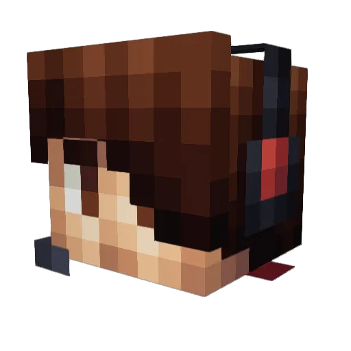 Jclap64 Minecraft avatar head, 3D render