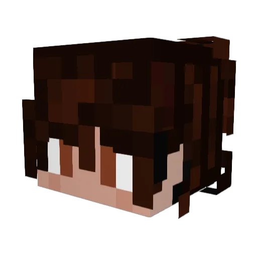 Jclar545 Minecraft avatar head, 3D render