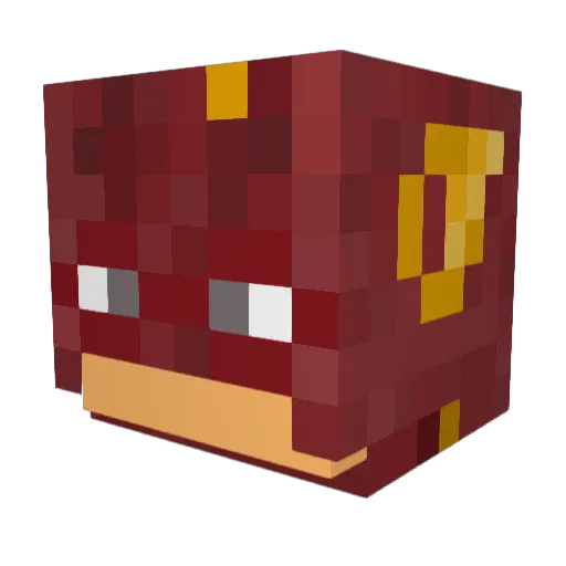 Jclax Minecraft avatar head, 3D render