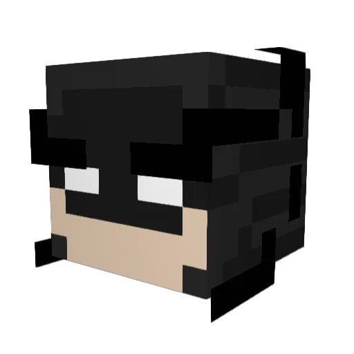 Jcoozie Minecraft avatar head, 3D render