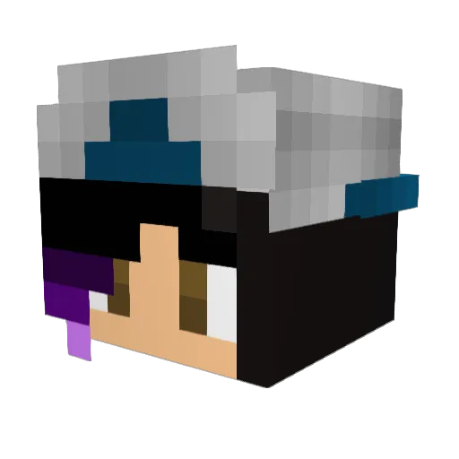 Jcr3ative_ Minecraft avatar head, 3D render