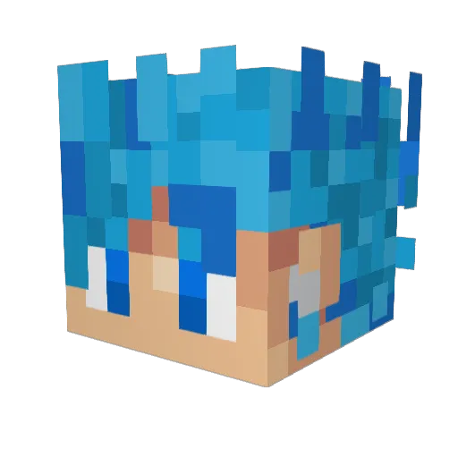 Jd_Mega24 Minecraft avatar head, 3D render