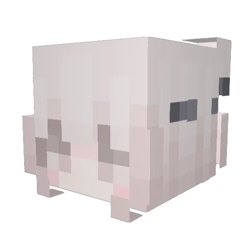 JdeathY Minecraft avatar head, 3D render