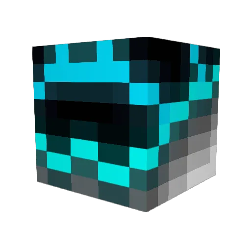 Jdictat0r Minecraft avatar head, 3D render