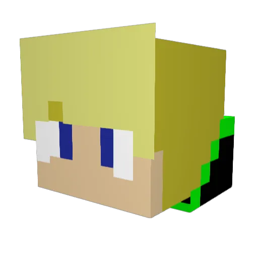Jdillpickle_05 Minecraft avatar head, 3D render