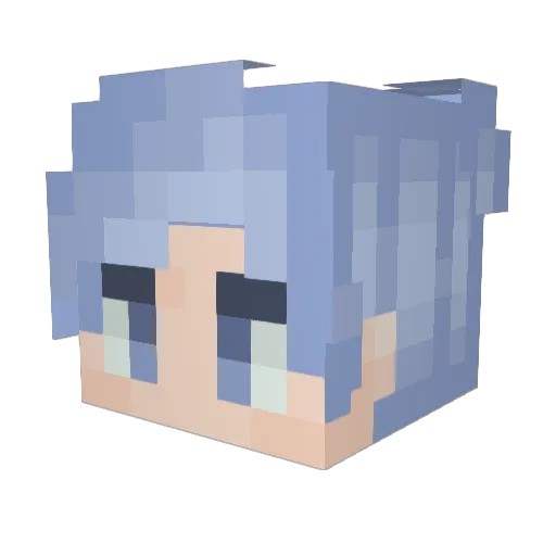 Jdl3aker Minecraft avatar head, 3D render
