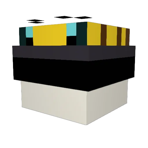 Jdm_GT20 Minecraft avatar head, 3D render