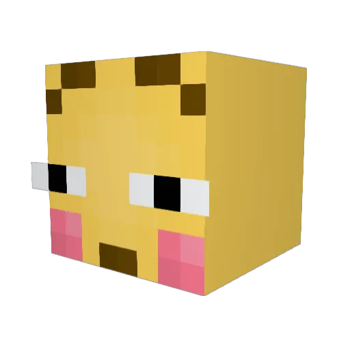 JdnHrn Minecraft avatar head, 3D render