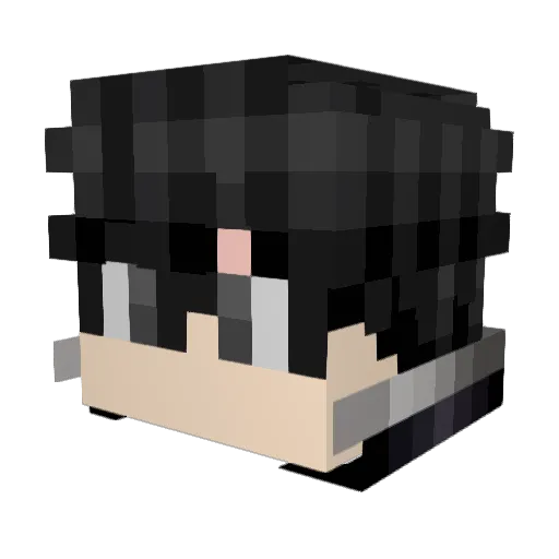 Jdog28_XD Minecraft avatar head, 3D render