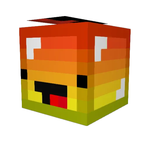 JdogMtz Minecraft avatar head, 3D render