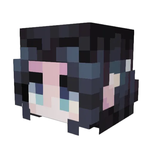 JeLlIeXxX Minecraft avatar head, 3D render